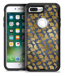 Navy Gold Foil v10 - iPhone 7 Plus/8 Plus OtterBox Case & Skin Kits