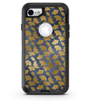 Navy Gold Foil v10 2 - iPhone 7 or 8 OtterBox Case & Skin Kits