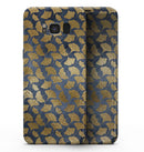 Navy Gold Foil v10 - Samsung Galaxy S8 Full-Body Skin Kit