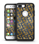 Navy Gold Foil v10 - iPhone 7 or 7 Plus Commuter Case Skin Kit