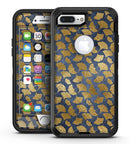 Navy Gold Foil v10 - iPhone 7 Plus/8 Plus OtterBox Case & Skin Kits