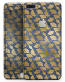 Navy Gold Foil v10 - Skin-kit for the iPhone 8 or 8 Plus