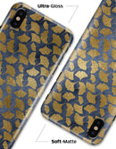 Navy Gold Foil v10 - iPhone X Clipit Case