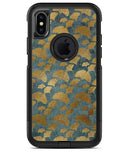 Navy Gold Foil v11 2 - iPhone X OtterBox Case & Skin Kits