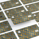 Navy Gold Foil v11 - Premium Protective Decal Skin-Kit for the Apple Credit Card