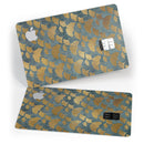 Navy Gold Foil v11 - Premium Protective Decal Skin-Kit for the Apple Credit Card