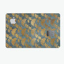 Navy Gold Foil v11 - Premium Protective Decal Skin-Kit for the Apple Credit Card