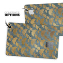 Navy Gold Foil v11 - Premium Protective Decal Skin-Kit for the Apple Credit Card