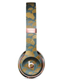 Navy Gold Foil v11 Full-Body Skin Kit for the Beats by Dre Solo 3 Wireless Headphones