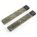 Navy Gold Foil v11 - Premium Decal Protective Skin-Wrap Sticker compatible with the Juul Labs vaping device