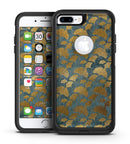 Navy Gold Foil v11 - iPhone 7 or 7 Plus Commuter Case Skin Kit
