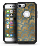 Navy Gold Foil v11 - iPhone 7 or 7 Plus Commuter Case Skin Kit