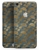 Navy Gold Foil v11 - Skin-kit for the iPhone 8 or 8 Plus