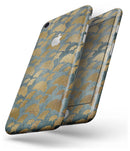 Navy Gold Foil v11 - Skin-kit for the iPhone 8 or 8 Plus