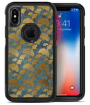 Navy Gold Foil v11 - iPhone X OtterBox Case & Skin Kits