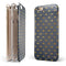 Navy Gold Foil v12 iPhone 6/6s or 6/6s Plus 2-Piece Hybrid INK-Fuzed Case