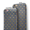 Navy Gold Foil v12 iPhone 6/6s or 6/6s Plus 2-Piece Hybrid INK-Fuzed Case