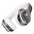 Navy Gold Foil v12 Full-Body Skin Kit for the Beats by Dre Solo 3 Wireless Headphones