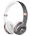 Navy Gold Foil v12 Full-Body Skin Kit for the Beats by Dre Solo 3 Wireless Headphones