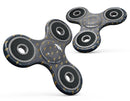Navy Gold Foil v12 Full-Body Fidget Spinner Skin-Kit