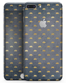 Navy Gold Foil v12 - Skin-kit for the iPhone 8 or 8 Plus