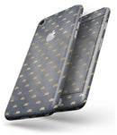 Navy Gold Foil v12 - Skin-kit for the iPhone 8 or 8 Plus