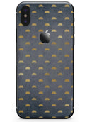 Navy Gold Foil v12 - iPhone X Skin-Kit