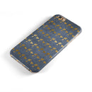 Navy Gold Foil v13 iPhone 6/6s or 6/6s Plus 2-Piece Hybrid INK-Fuzed Case