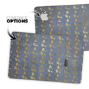 Navy Gold Foil v13 - Premium Protective Decal Skin-Kit for the Apple Credit Card