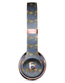 Navy Gold Foil v13 Full-Body Skin Kit for the Beats by Dre Solo 3 Wireless Headphones