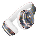 Navy Gold Foil v13 Full-Body Skin Kit for the Beats by Dre Solo 3 Wireless Headphones