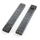 Navy Gold Foil v13 - Premium Decal Protective Skin-Wrap Sticker compatible with the Juul Labs vaping device