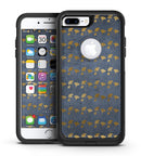 Navy Gold Foil v13 - iPhone 7 or 7 Plus Commuter Case Skin Kit