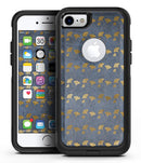 Navy Gold Foil v13 - iPhone 7 or 7 Plus Commuter Case Skin Kit