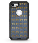 Navy Gold Foil v13 - iPhone 7 or 8 OtterBox Case & Skin Kits