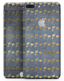 Navy Gold Foil v13 - Skin-kit for the iPhone 8 or 8 Plus
