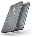 Navy Gold Foil v13 - Skin-kit for the iPhone 8 or 8 Plus