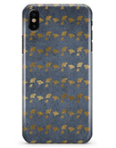 Navy Gold Foil v13 - iPhone X Clipit Case