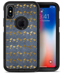 Navy Gold Foil v13 - iPhone X OtterBox Case & Skin Kits