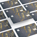 Navy Gold Foil v1 - Premium Protective Decal Skin-Kit for the Apple Credit Card