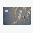 Navy Gold Foil v1 - Premium Protective Decal Skin-Kit for the Apple Credit Card
