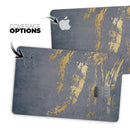 Navy Gold Foil v1 - Premium Protective Decal Skin-Kit for the Apple Credit Card
