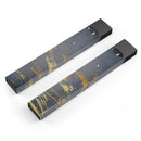 Navy Gold Foil v1 - Premium Decal Protective Skin-Wrap Sticker compatible with the Juul Labs vaping device
