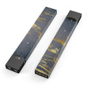Navy Gold Foil v1 - Premium Decal Protective Skin-Wrap Sticker compatible with the Juul Labs vaping device