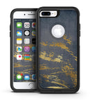 Navy Gold Foil v1 - iPhone 7 or 7 Plus Commuter Case Skin Kit