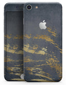Navy Gold Foil v1 - Skin-kit for the iPhone 8 or 8 Plus