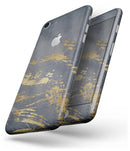 Navy Gold Foil v1 - Skin-kit for the iPhone 8 or 8 Plus