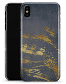 Navy Gold Foil v1 - iPhone X Clipit Case