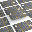 Navy Gold Foil v2 - Premium Protective Decal Skin-Kit for the Apple Credit Card