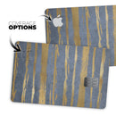 Navy Gold Foil v2 - Premium Protective Decal Skin-Kit for the Apple Credit Card